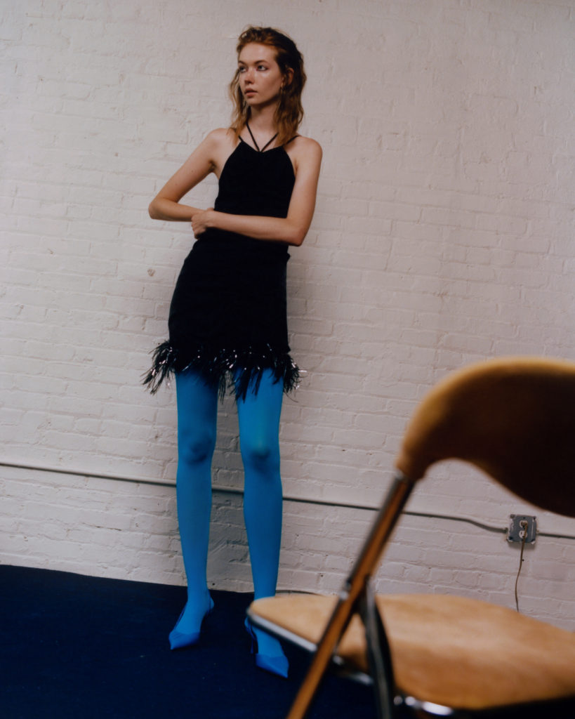 dress ALICE MCALL. tights and shoes stylist's own.